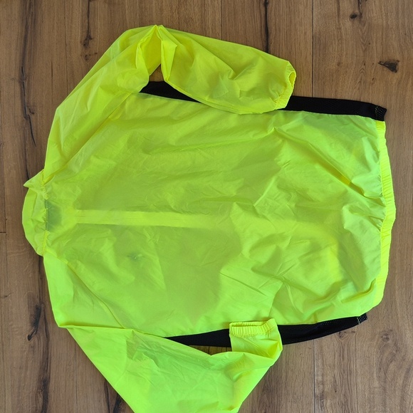 NWOT Soma Fabrications Neon Yellow Cycling Jacket Sz XXL - Picture 6 of 10